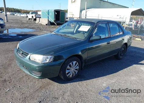 2001 Toyota Corolla Le from USA, damaged, VIN 2T1BR12E41C456247